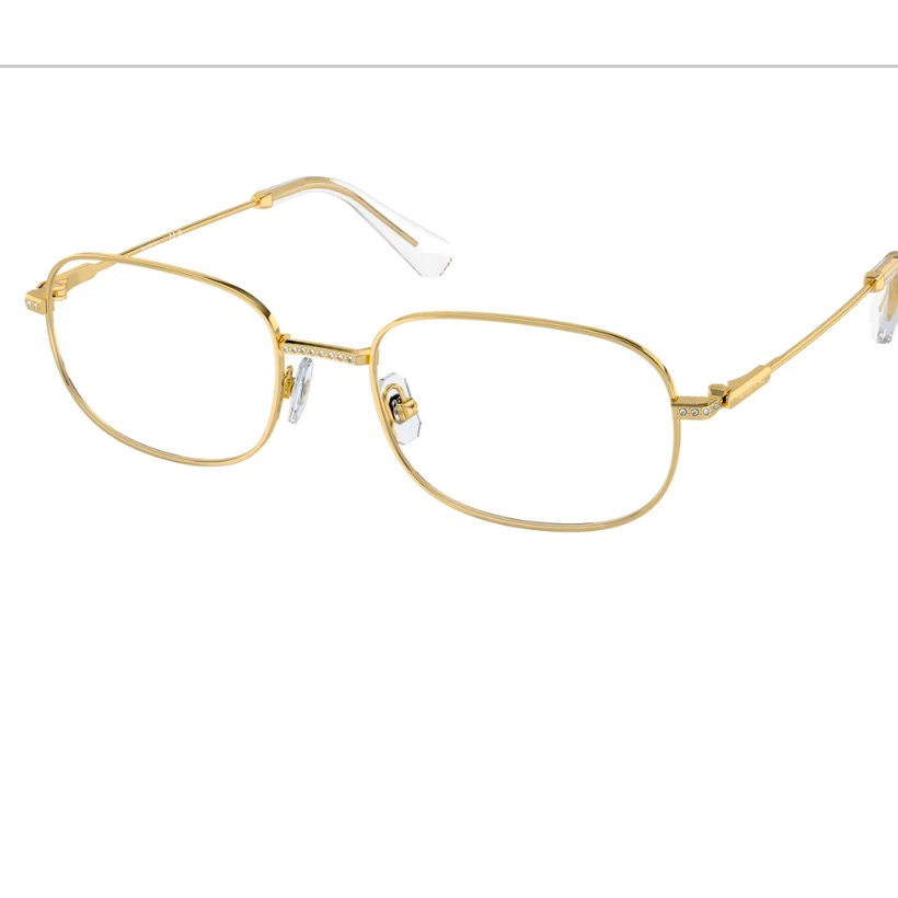 Swarovski Sk 1095 Eyeglasses Frames Case Rxable 4013 Gold Nwt